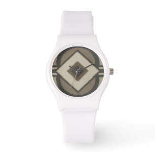 Reloj De Pulsera El panel neutral II de Deco