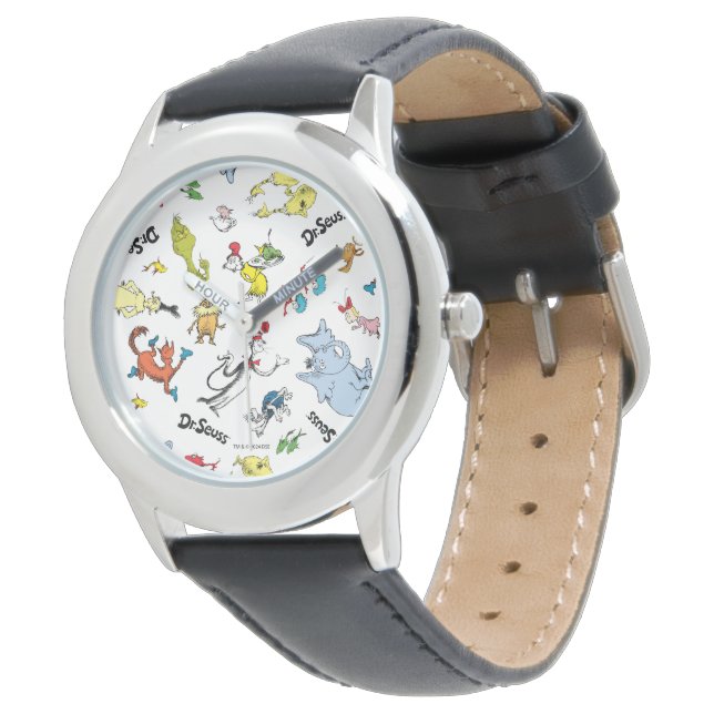 Reloj De Pulsera El patrón del mundo del Dr. Seuss (Angular)