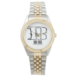 Reloj De Pulsera El pensamiento excéntrico masculino observado por
