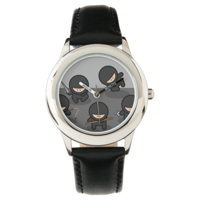 Reloj De Pulsera El pequeño Ninjas Watch (Anverso)