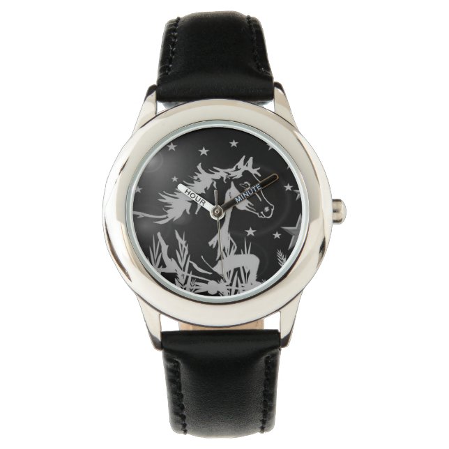 Reloj De Pulsera El pequeño pony dulce, negro (Anverso)