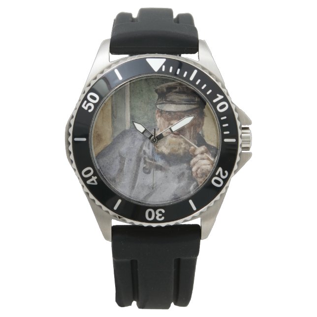 Reloj De Pulsera El perro del mar antiguo (por Henry Scott Tuke) (Anverso)