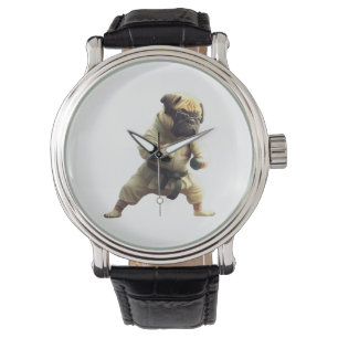 Reloj De Pulsera El perro sabe que Karate se transformó