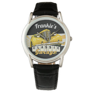 Reloj De Pulsera El   personalizado su garaje el   clásico conocid