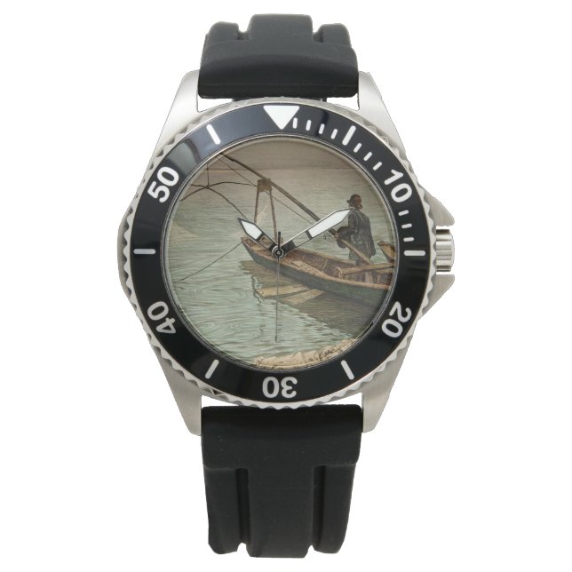 Reloj De Pulsera El pescador (por Max Kurzweil) (Anverso)