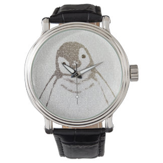 Reloj De Pulsera El pingüino intelectual