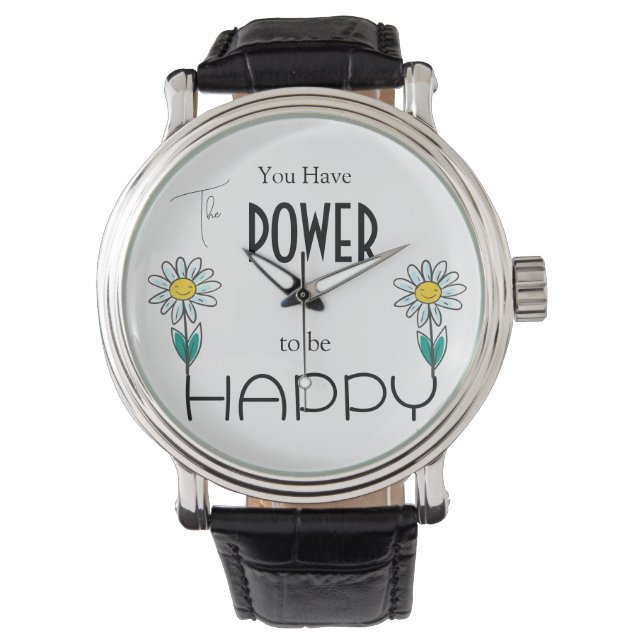 RELOJ DE PULSERA EL PODER PARA SER FELIZ E-WATCH (Anverso)