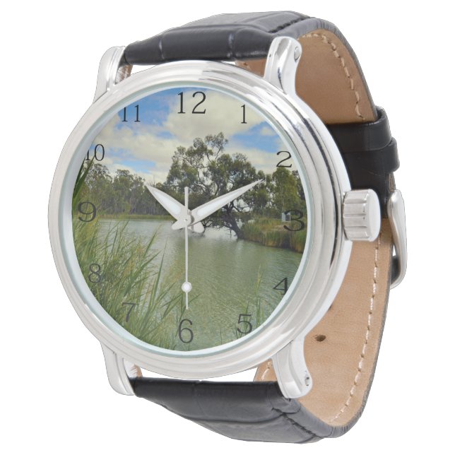 Reloj De Pulsera El poderoso río Murray Australia, (Angular)