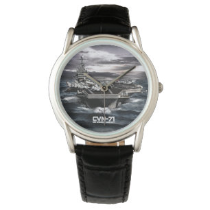 Reloj De Pulsera El portaaviones Theodore Roosevelt Crown Protect