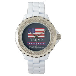 RELOJ DE PULSERA EL PRESIDENTE DONALD TRUMP MEJOR PRESIDENTE DE LA 