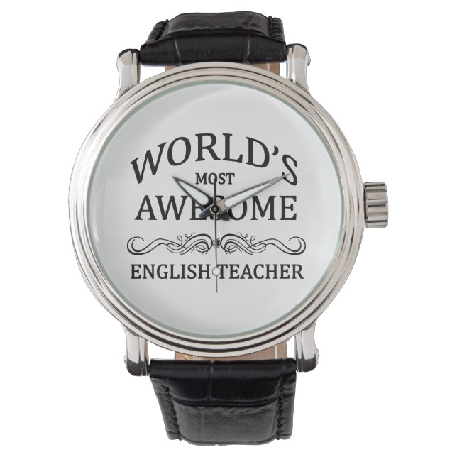 Reloj De Pulsera El profesor de inglés más asombroso del mundo (Anverso)