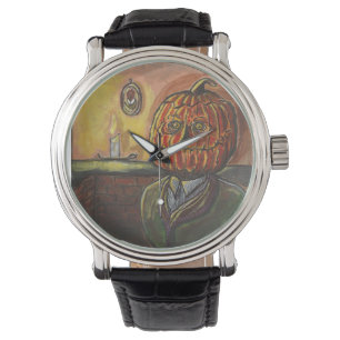 Reloj De Pulsera El resplandor de la calabaza