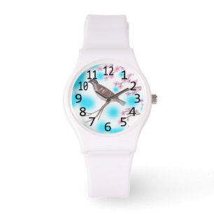 Reloj De Pulsera El resplandor en los cielos del árbol de flores de
