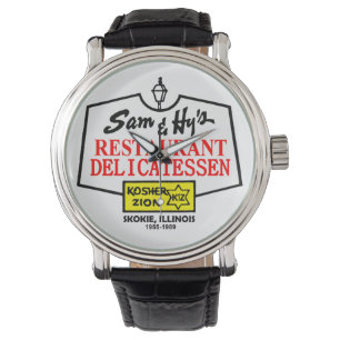 Reloj De Pulsera El restaurante Deli de Sam & Hy, Skokie, IL