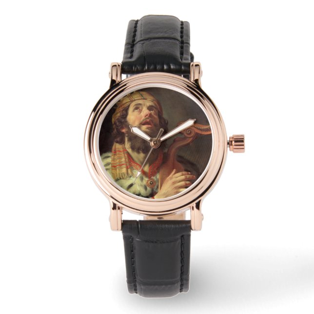 Reloj De Pulsera El rey David juega su arpa (Anverso)