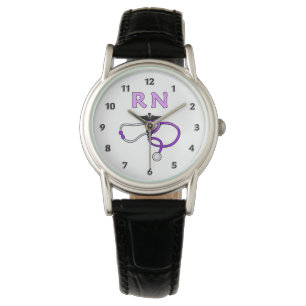 Reloj De Pulsera El RN cuida el estetoscopio