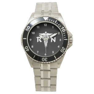 Reloj De Pulsera El RN cuida símbolo médico