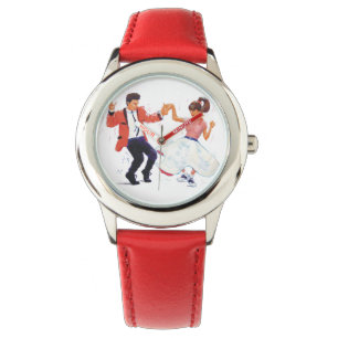 Reloj De Pulsera El rock-and-roll clásico Jive el baile
