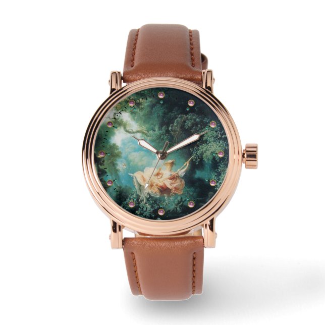 Reloj De Pulsera EL ROSTRO verde (Anverso)