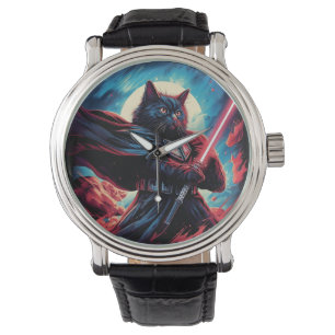 Reloj De Pulsera El Samurai de la Stardust   Guerrero del gato cósm