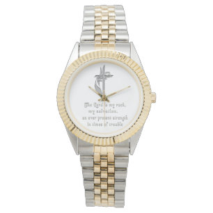 Reloj De Pulsera El señor cristiano del watchesThe es mi roca