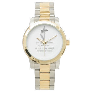 Reloj De Pulsera El Señor es mi piedra