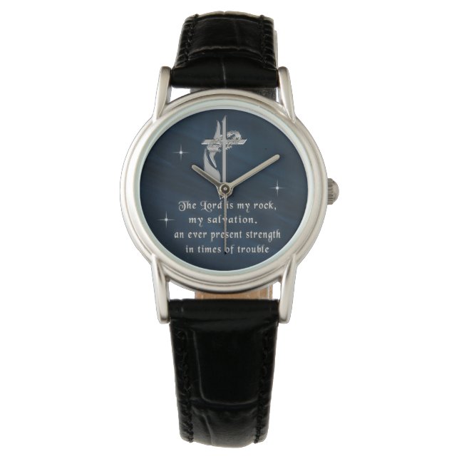 Reloj De Pulsera El Señor es mi piedra (Anverso)