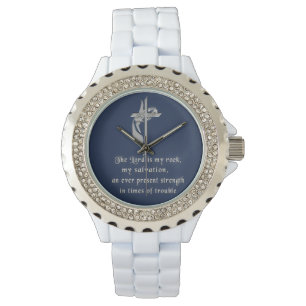 Reloj De Pulsera El Señor es mi piedra