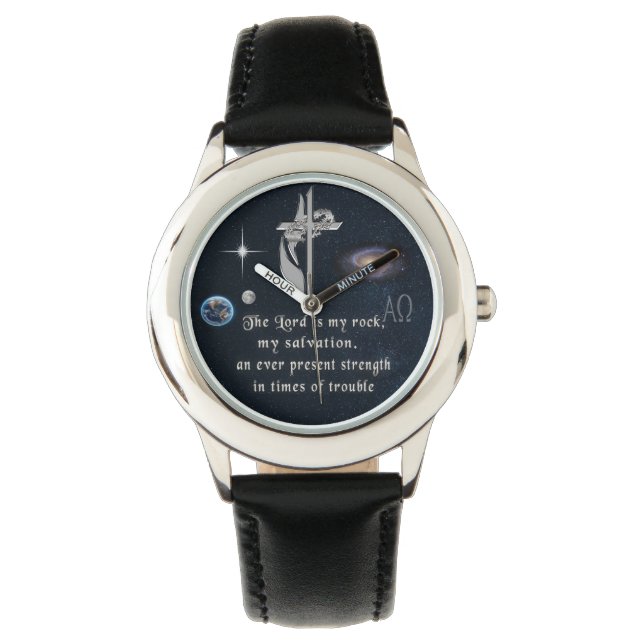 Reloj De Pulsera El Señor es mi piedra (Anverso)