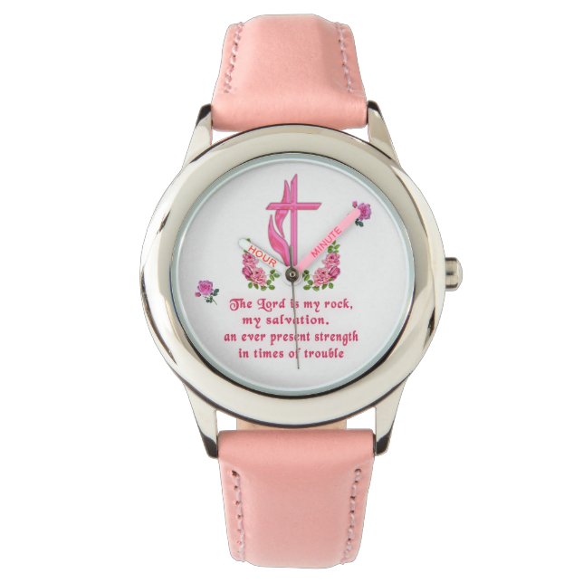 Reloj De Pulsera El Señor es mi roca (Anverso)