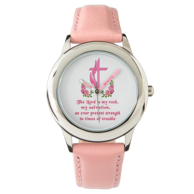 Reloj De Pulsera El Señor es mi roca (Anverso)