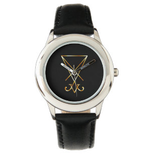 Reloj De Pulsera El sigil de oro de Lucifer