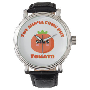 Reloj De Pulsera El sol saldrá del Tomate