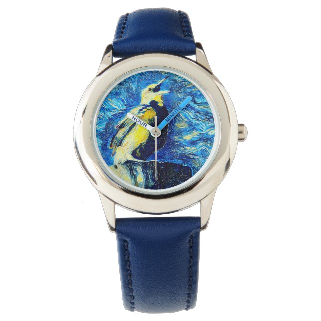 Reloj De Pulsera El solitario estilo VanGogh (Anverso)