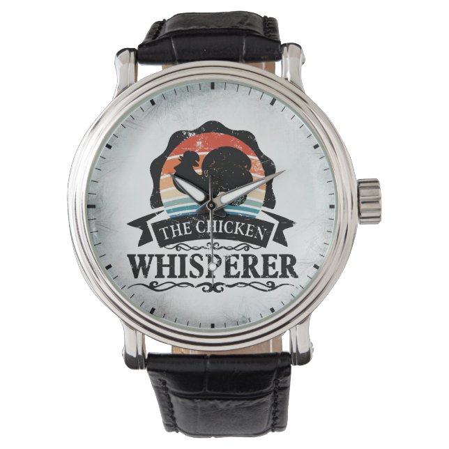 Reloj De Pulsera El Susurrador de Pollos Divertido (Anverso)