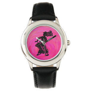 Reloj De Pulsera El tambor de Boogie Nights de Nueva York Pink cali