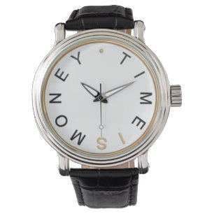 Reloj De Pulsera El tiempo es dinero vigilado