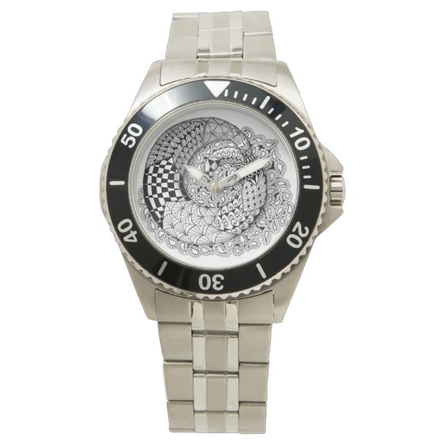 Reloj De Pulsera El tiempo es un giro de Mobius (Anverso)