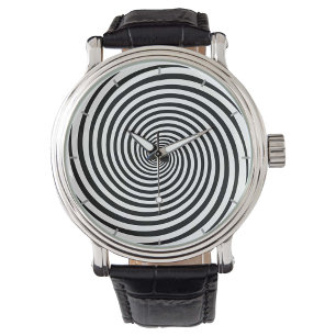 Reloj De Pulsera El tiempo es una espiral de hipnosis de ilusión me