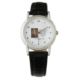 Reloj De Pulsera El trabajo de Voltaire nos ahorra aburrimiento de