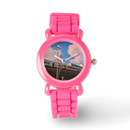 Reloj De Pulsera El tren en las vías