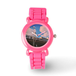Reloj De Pulsera El tren en las vías