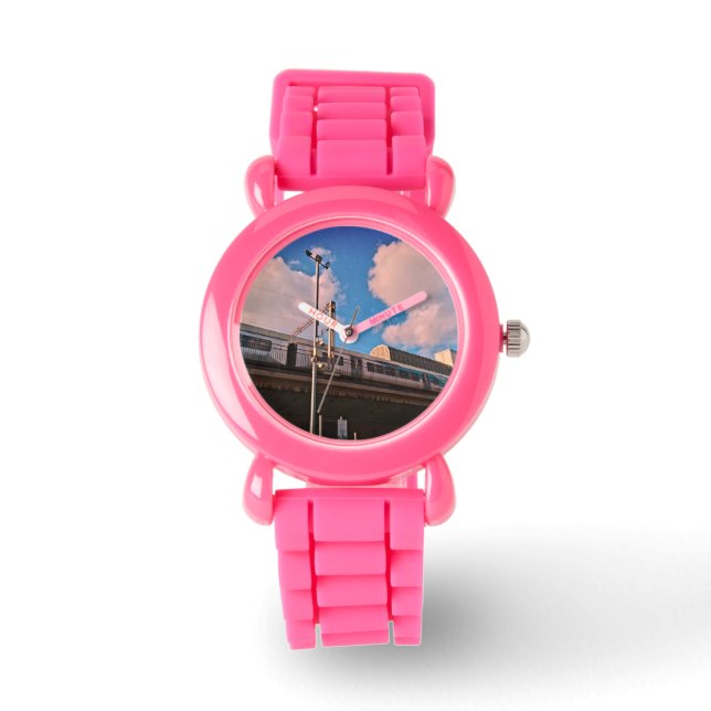 Reloj De Pulsera El tren en las vías (Anverso)