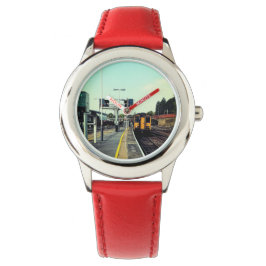 Reloj De Pulsera El tren en las vías