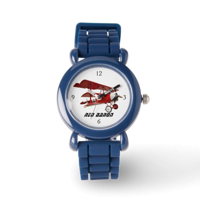 Reloj De Pulsera El triplano del "Barón Rojo" (Anverso)