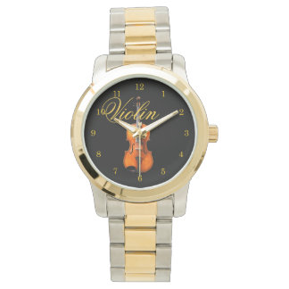 Reloj De Pulsera El último violín que observa Leslie Harlow