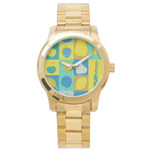 Reloj De Pulsera El Veggie bloquea I