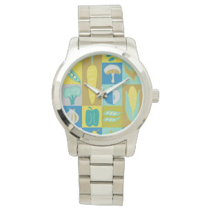 Reloj De Pulsera El Veggie bloquea II