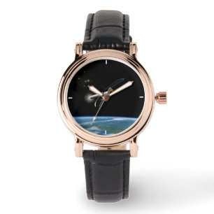 Reloj De Pulsera El Vehículo De Lanzamiento Atlas V541 En Órbita.