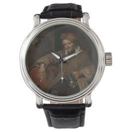 Reloj De Pulsera El viejo bebedor (por Gabriel Metsu)